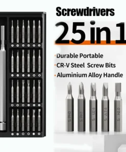 25-in-1 Screwdriver Set Multifunctional Household Screwdriver Set with Magnetic Removal Repair Tool Home Repair Tool