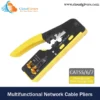 RJ45 Pass-Through Crimp Tool for Cat6/Cat5 Ethernet | Crimper, Cutter & Wire Stripper