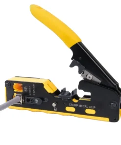 RJ45 Pass-Through Crimp Tool for Cat6/Cat5 Ethernet | Crimper, Cutter & Wire Stripper